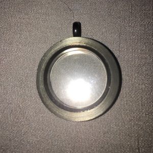 Medium black living locket