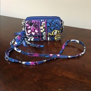 Authentic Vera Bradley cross body / wristlet