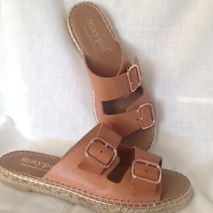 Maypol of Spain leather sandals.