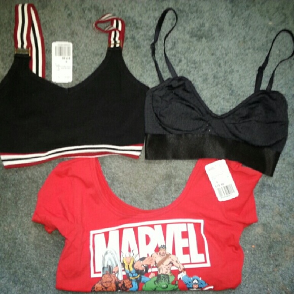 4 forever 21 crop tops