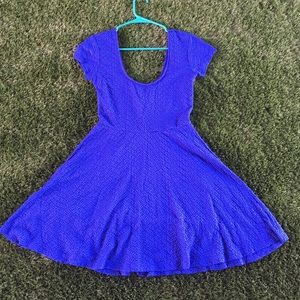 Cobalt Blue Skater Dress