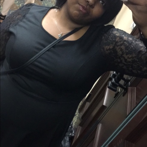 Plus size jersey dress