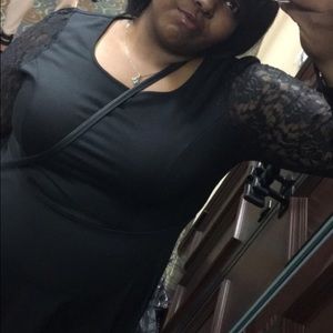 Plus size jersey dress