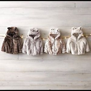 Faux Fur Jacket for babies-Restoration Hardware