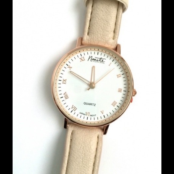 NWT Nanette Lepore Rose Gold Watch