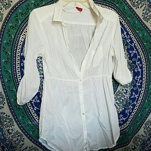 H&M white button down