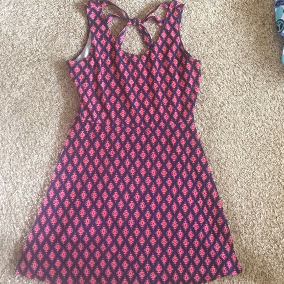 Blue and pink salmon Maurices dress