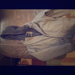 Warm Calvin Klein hooded wool coat NWOT