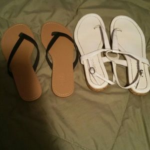 Brand new never worn sandal bundle