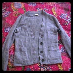 Jcrew xs 100% cashmere cardigan