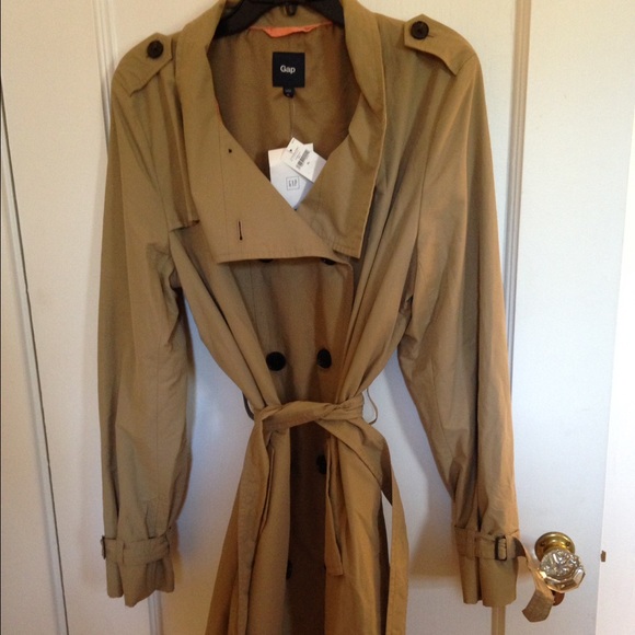 Gap Women's Double Breasted Trench Coat, Size XL