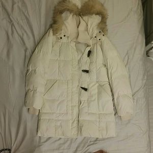 BCBG - Down Coat with Racoon fur