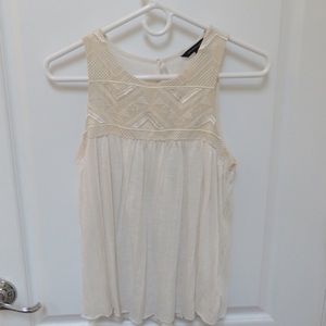 Cream Tank Top