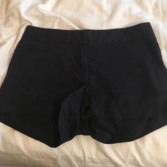 jcrew chino shorts - navy