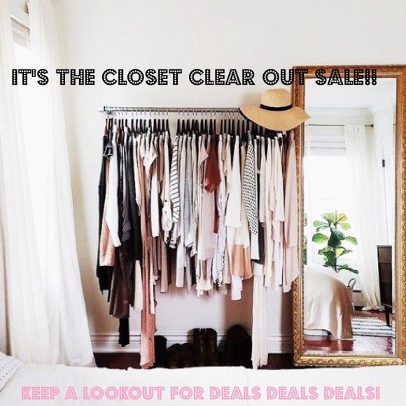 CLOSET CLEAROUT SALE this weekend only!!