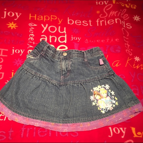 Disney jean skirt princess