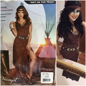 🎃🍁 Hot on the trail Indian Halloween costume 🕸