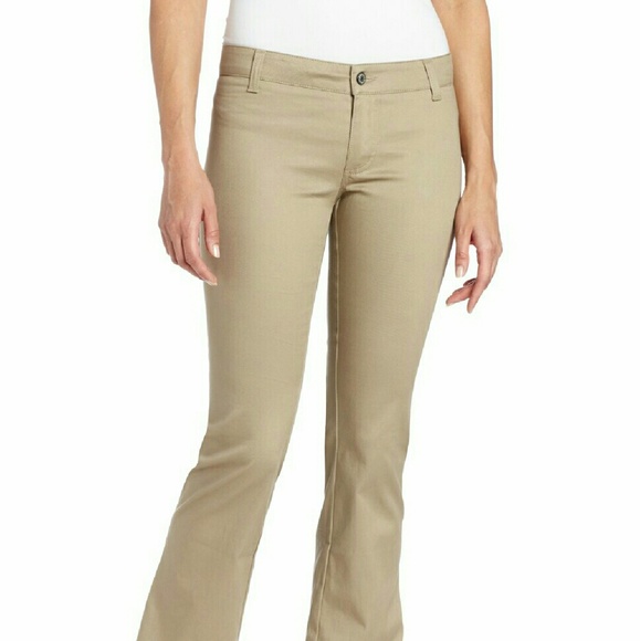 Tan mid rise Dickies