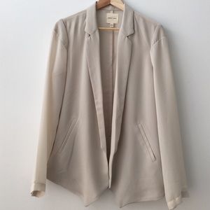 Silence and noise sheer back blazer