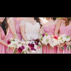 Jenny Yoo "aidan" convertible chiffon gown