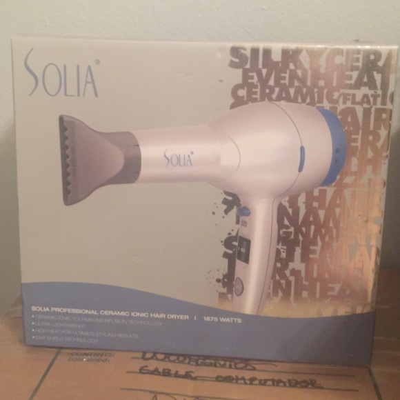 Solia professional ceramic ionic hair dryer