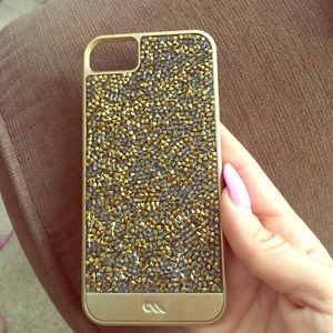 Gold iPhone 5 case