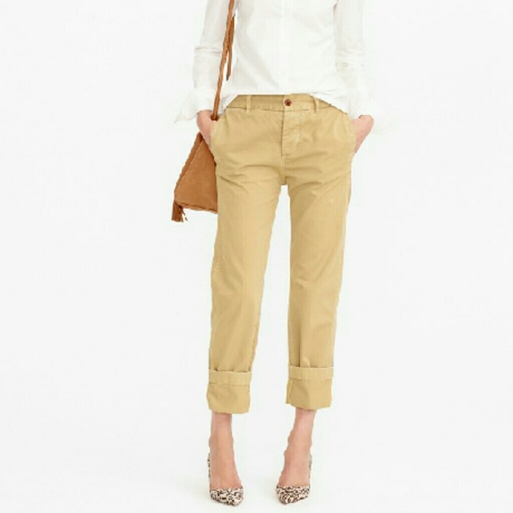 J Crew Broken-in Boyfriend Chino