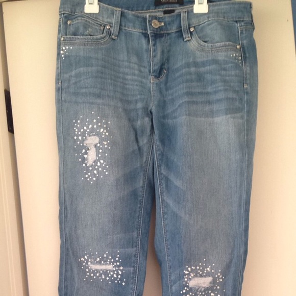 Girlfriend rhinestone jeans size 2