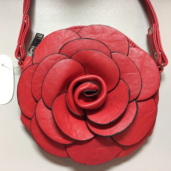 Flower Cross-body/ Clutch/ Coin Purse