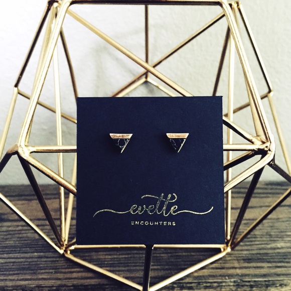 Evette Encounters Jewelry - •LAST•MARBLE STUDS•