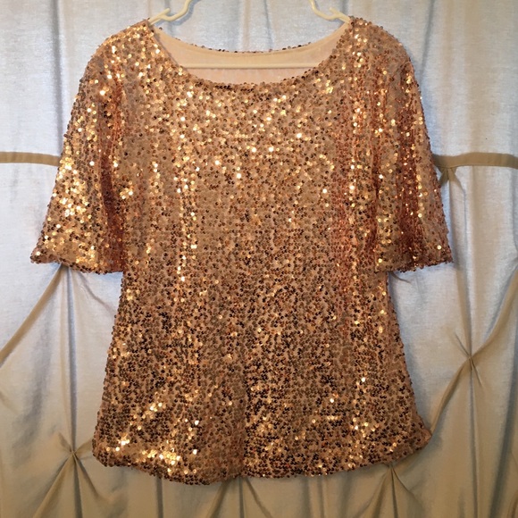 Pink Sequin Shirt