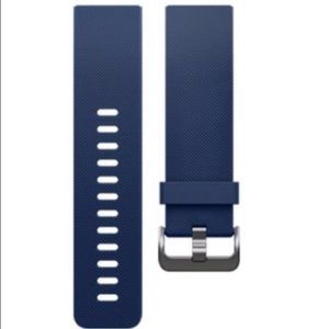 New in Box Blue/Size L Silicone Fitbit Blaze Band