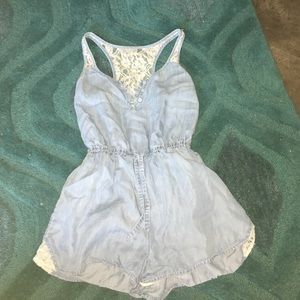 Abercrombie kids lace romper