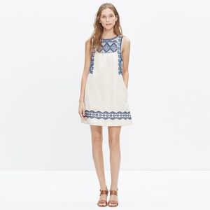 MADEWELL embroidered stitchtake dress