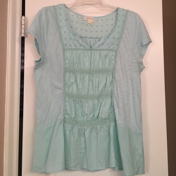 Meadow rue cotton pullover top