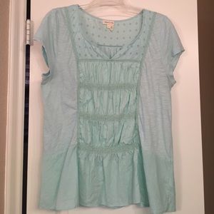 Meadow rue cotton pullover top