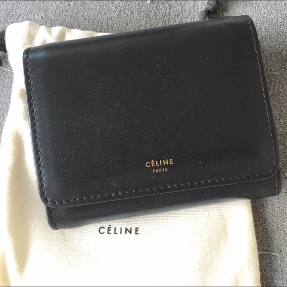 Celine Classic Black Wallet