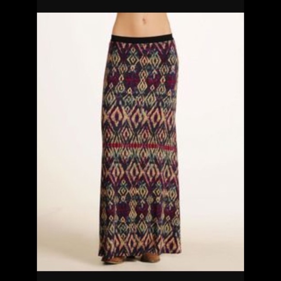 FREE PEOPLE Sahaying Slit Full-Length Maxi Skirt