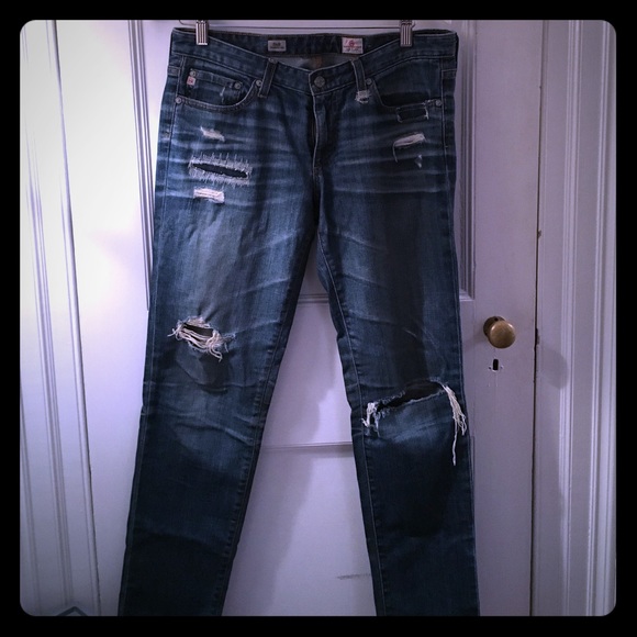 AG Stilt Distressed Denim-29