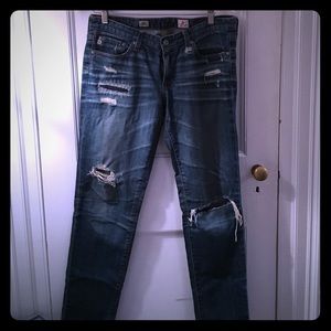 AG Stilt Distressed Denim-29