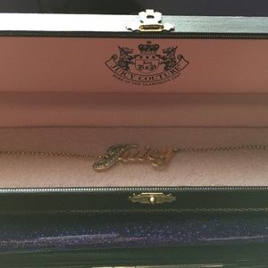 Gold juicy couture bracelet