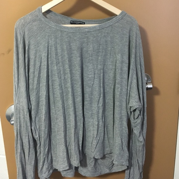 Brandy Melville grey long sleeve shirt