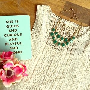 Like New! Lace Sheath Tank