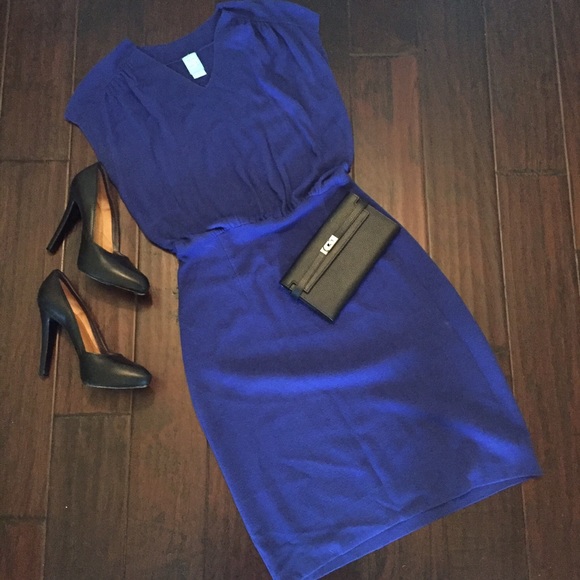 Cobalt Blue Sweater Dress from Barney's New York
