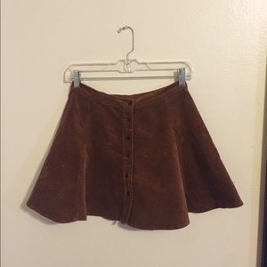 Brandy corduroy skirt