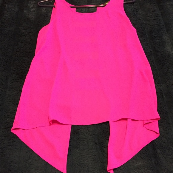 Hot Pink Loose Fit Tank