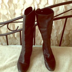 Awesome Vintage Black Leather Boots