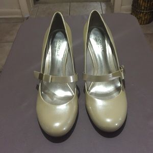 Gold Heels. OBO. Worn twice.