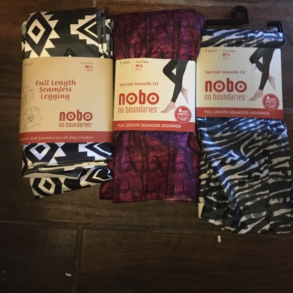 No Boundaries Pants - LOOK👀HOLIDAY SALE‼️NOBO Lot of 3 Leggings M/L