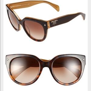 Prada Tortoise Cat Eye Sunglasses
